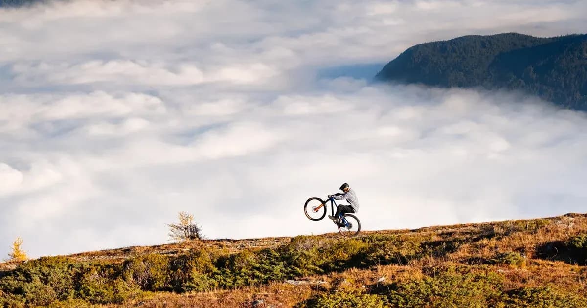 Mountain biking at Kronplatz